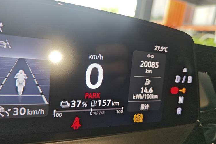 Used Volkswagen ID.3 2023 Pure Smart Edition Odometer Close Up