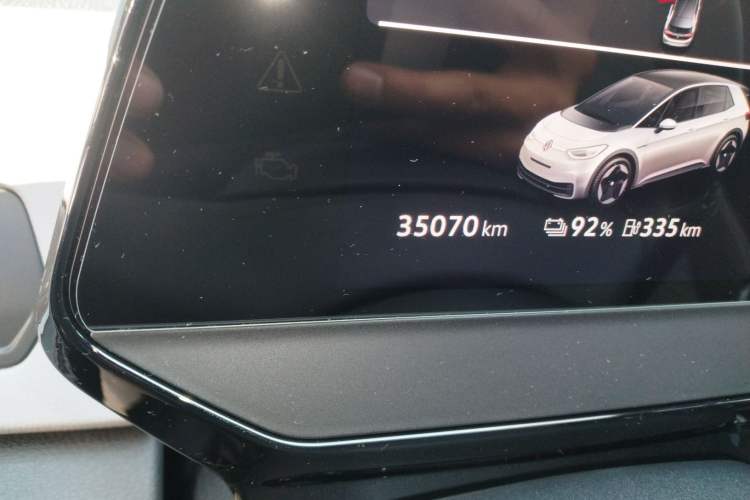 Used Volkswagen ID.3 2023 Upgraded Version Smart Intelligence Edition Odometer Close Up