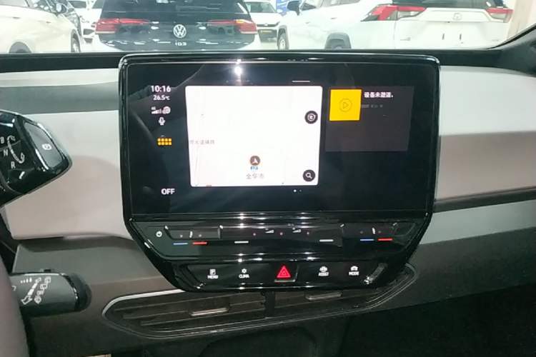 Used Volkswagen ID.3 2023 Upgraded Model Pure Intelligent Enjoyment Version Audio And AC Panel