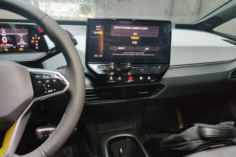 Used Volkswagen ID.3 2023 Upgraded Model Pure Intelligent Enjoyment Version Audio And AC Panel