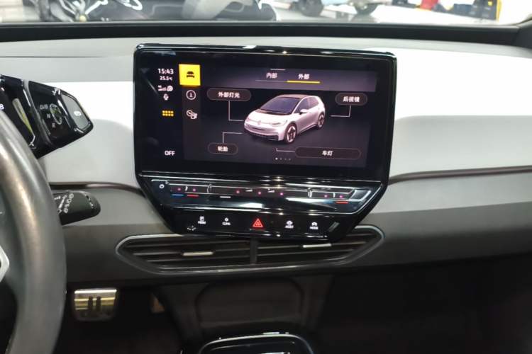 Used Volkswagen ID.3 2023 Upgraded Model Pure Intelligent Enjoyment Version Audio And AC Panel