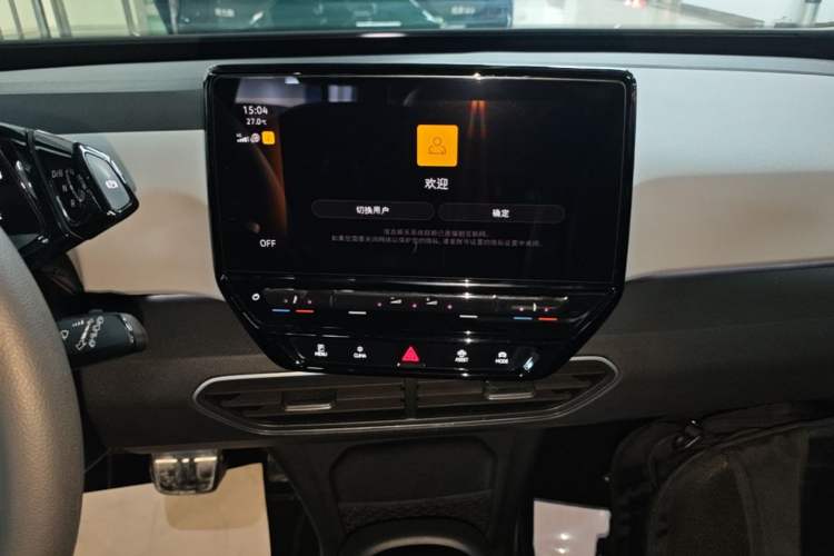 Used Volkswagen ID.3 2023 Upgraded Model Pure Intelligent Enjoyment Version Audio And AC Panel