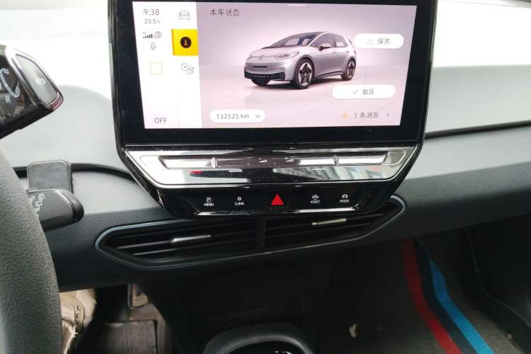 Used Volkswagen ID.3 2023 Upgraded Model Pure Intelligent Enjoyment Version Audio And AC Panel