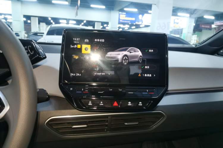 Used Volkswagen ID.3 2023 Upgraded Model Pure Intelligent Enjoyment Version Audio And AC Panel