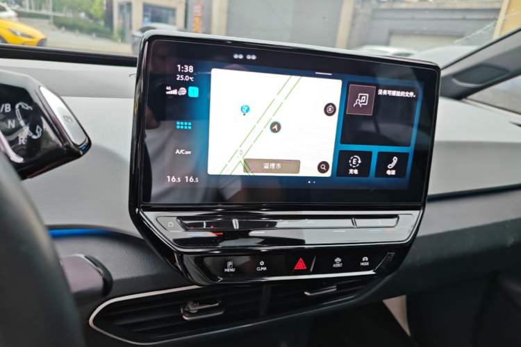 Used Volkswagen ID.3 2023 Upgraded Model Pure Intelligent Enjoyment Version Audio And AC Panel