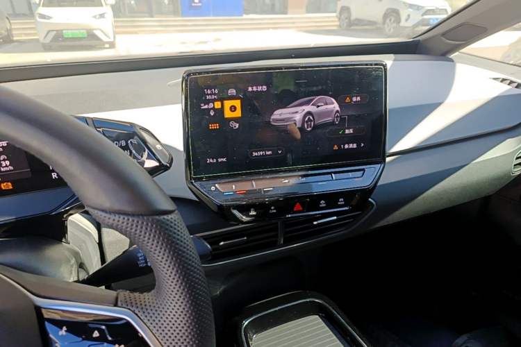 Used Volkswagen ID.3 2023 Upgraded Model Pure Intelligent Enjoyment Version Audio And AC Panel