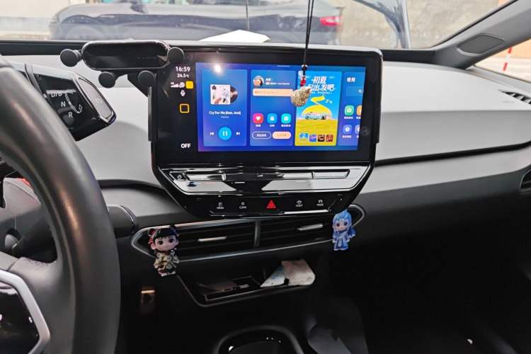 Used Volkswagen ID.3 2023 Upgraded Model Pure Intelligent Enjoyment Version Audio And AC Panel