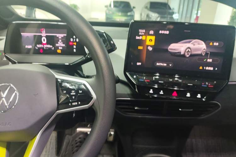 Used Volkswagen ID.3 2023 Upgraded Model Pure Intelligent Enjoyment Version Audio And AC Panel