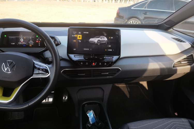 Used Volkswagen ID.3 2023 Upgraded Model Pure Intelligent Enjoyment Version Audio And AC Panel