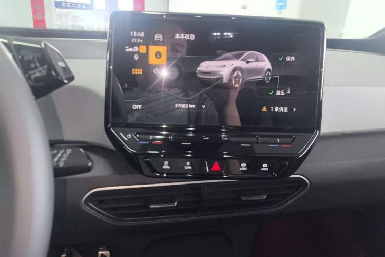 Used Volkswagen ID.3 2023 Upgraded Model Pure Intelligent Enjoyment Version Audio And AC Panel