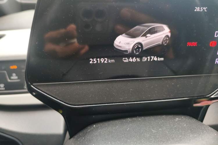 Used Volkswagen ID.3 2023 Upgraded Model Pure Intelligent Enjoyment Version Odometer Close Up