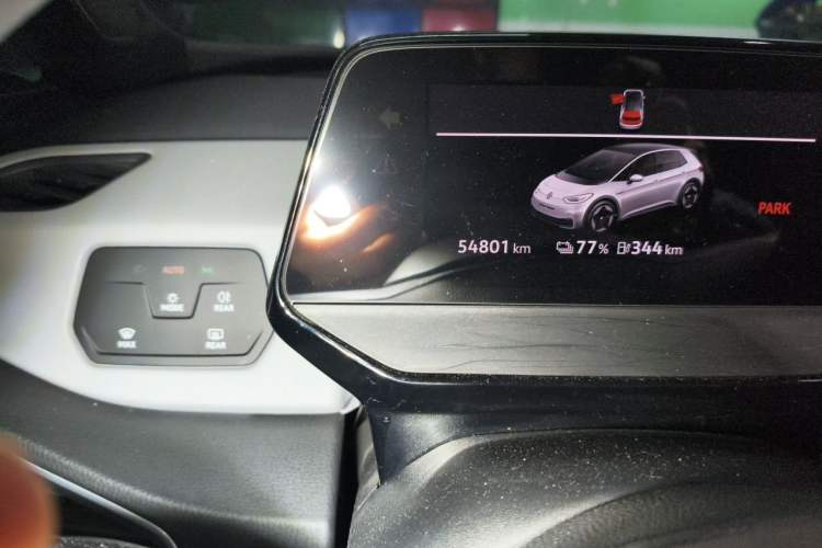 Used Volkswagen ID.3 2023 Upgraded Model Pure Intelligent Enjoyment Version Odometer Close Up