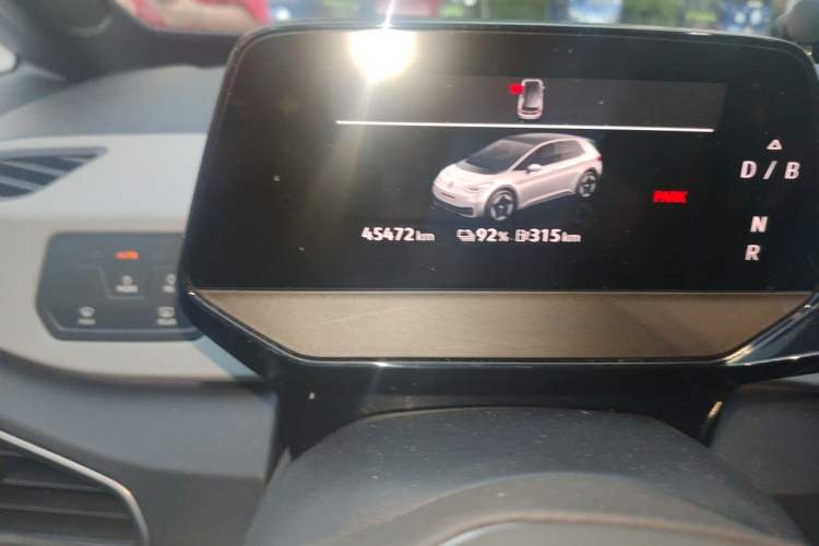 Used Volkswagen ID.3 2023 Upgraded Model Pure Intelligent Enjoyment Version Odometer Close Up