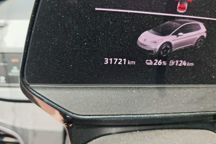 Used Volkswagen ID.3 2023 Upgraded Model Pure Intelligent Enjoyment Version Odometer Close Up