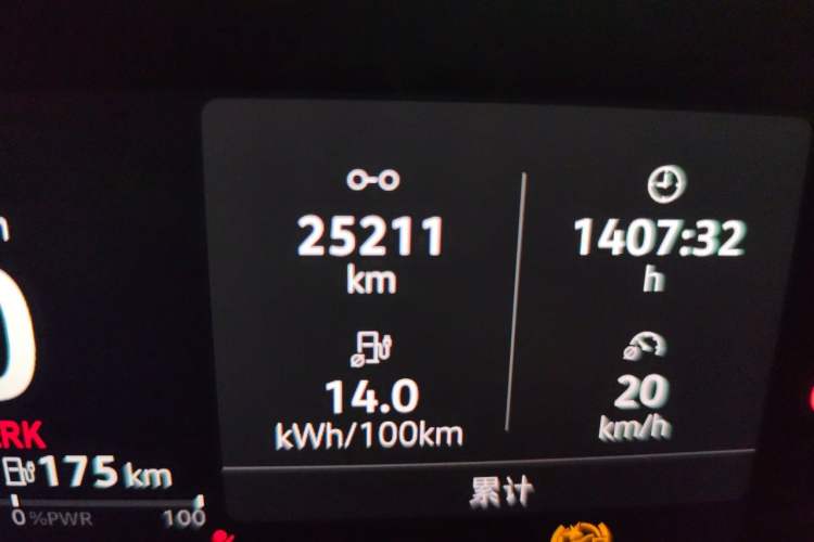 Used Volkswagen ID.3 2023 Pure Smart Edition Odometer Close Up