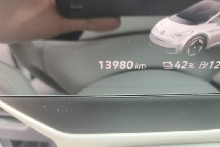 Used Volkswagen ID.3 2023 Pure Smart Edition Odometer Close Up