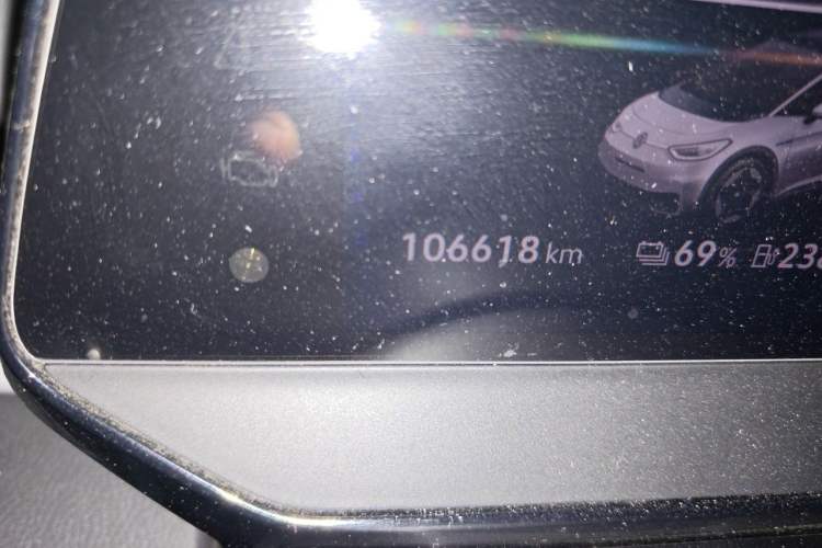 Used Volkswagen ID.3 2023 Pure Smart Edition Odometer Close Up