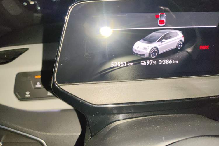 Used Volkswagen ID.3 2023 Upgraded Model Pure Intelligent Enjoyment Version Odometer Close Up