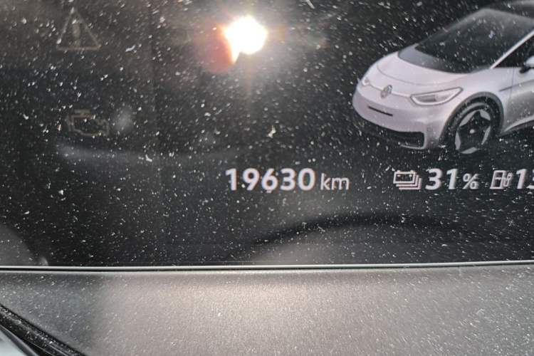 Used Volkswagen ID.3 2023 Pure Smart Edition Odometer Close Up