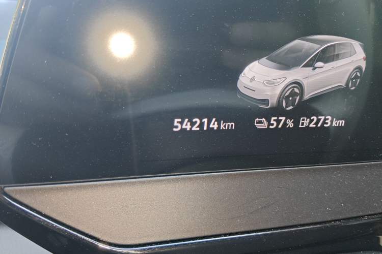 Used Volkswagen ID.3 2023 Pure Smart Edition Odometer Close Up