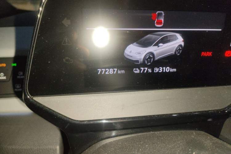 Used Volkswagen ID.3 2023 Pure Smart Edition Odometer Close Up