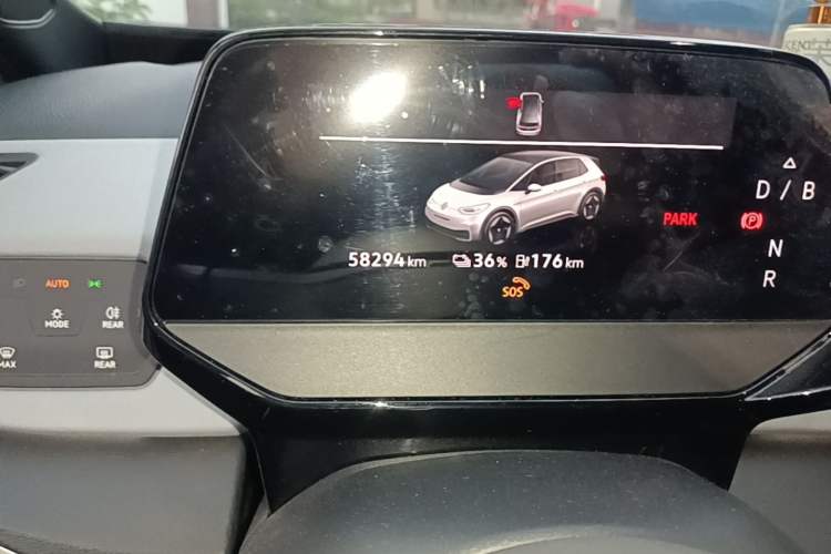 Used Volkswagen ID.3 2023 Upgraded Model Pure Intelligent Enjoyment Version Odometer Close Up