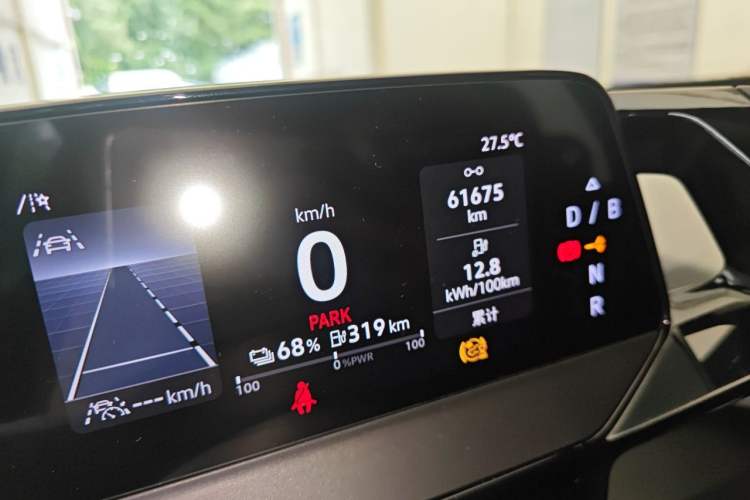 Used Volkswagen ID.3 2023 Upgraded Model Pure Intelligent Enjoyment Version Odometer Close Up