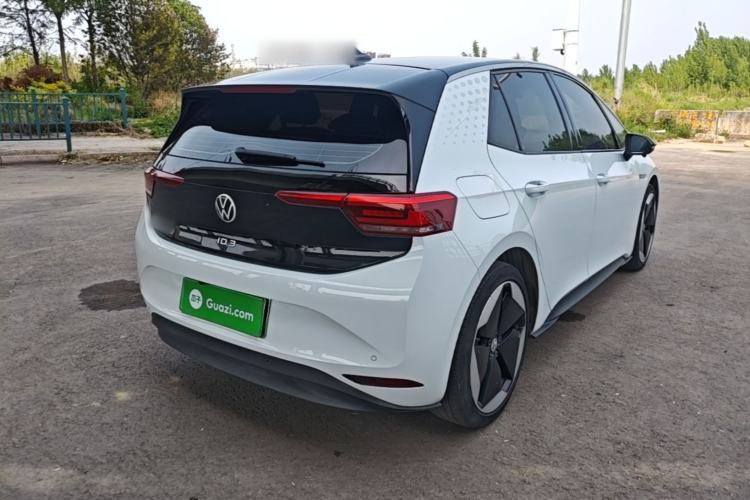 Used Volkswagen ID.3 2023 Upgraded Model Pure Intelligent Enjoyment Version Rear Right 45 Deg