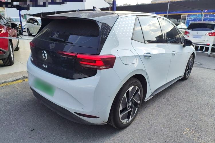 Used Volkswagen ID.3 2023 Upgraded Model Pure Intelligent Enjoyment Version Rear Right 45 Deg