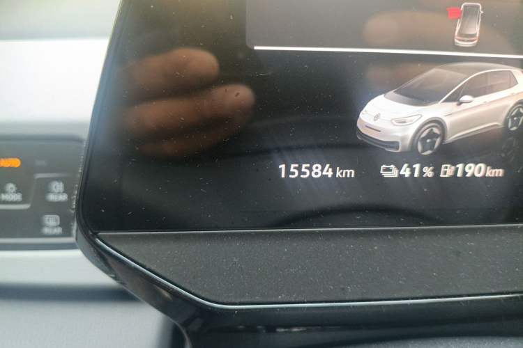 Used Volkswagen ID.3 2024 Outstanding Edition Odometer Close Up