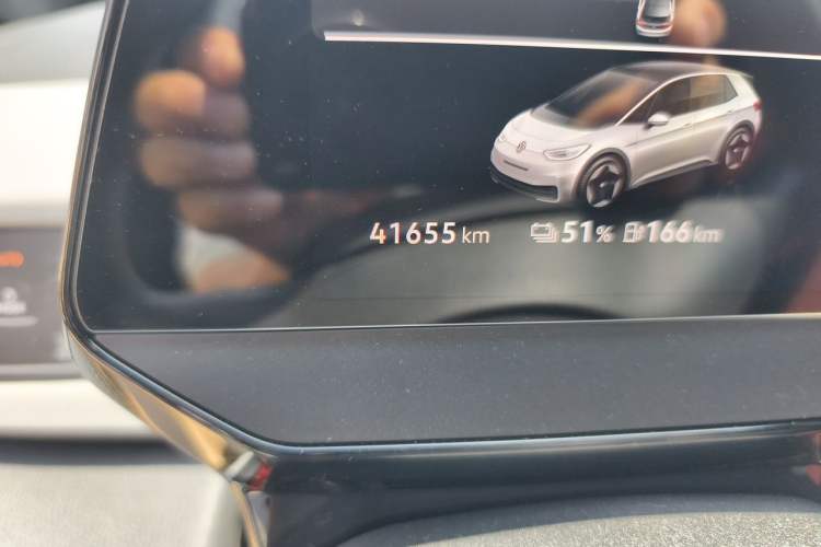 Used Volkswagen ID.3 2024 Pure & Smart Edition Odometer Close Up