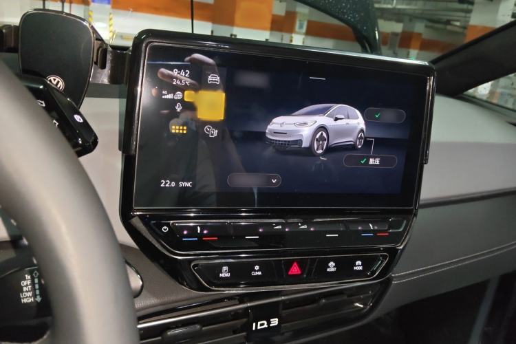 Used Volkswagen ID.3 2024 Outstanding Edition Audio And AC Panel