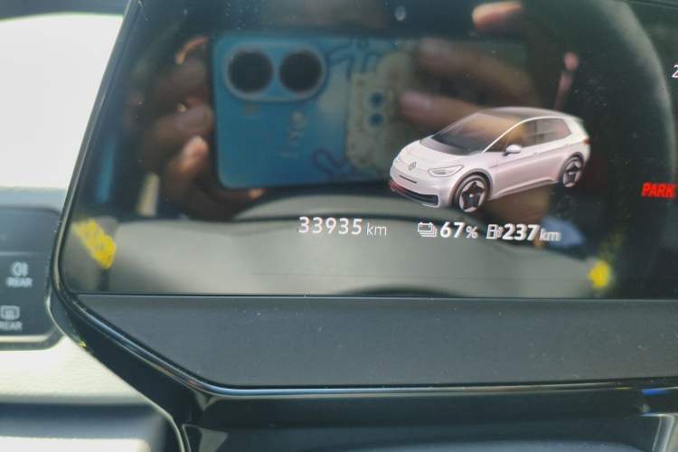 Used Volkswagen ID.3 2024 Intelligent Edition Odometer Close Up