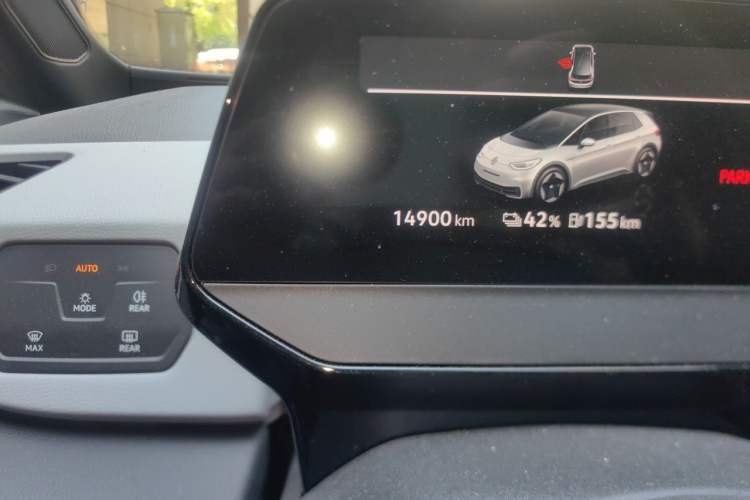 Used Volkswagen ID.3 2024 Pure & Smart Edition Odometer Close Up
