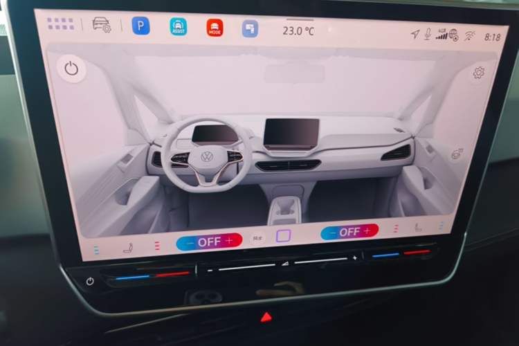 Used Volkswagen ID.3 2024 Intelligent Edition Audio And AC Panel