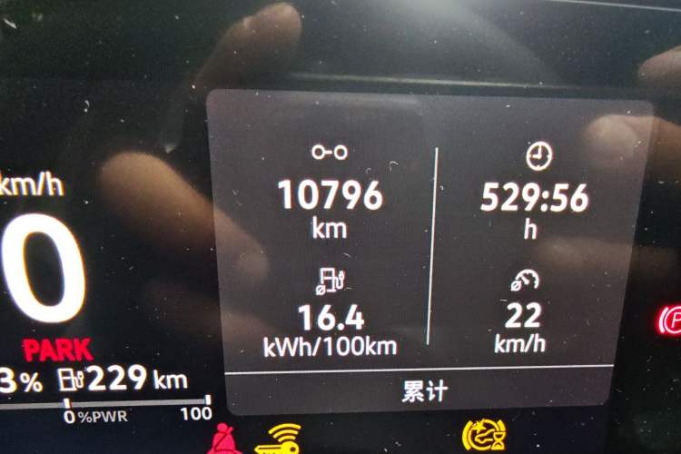Used Volkswagen ID.3 2024 Outstanding Edition Odometer Close Up