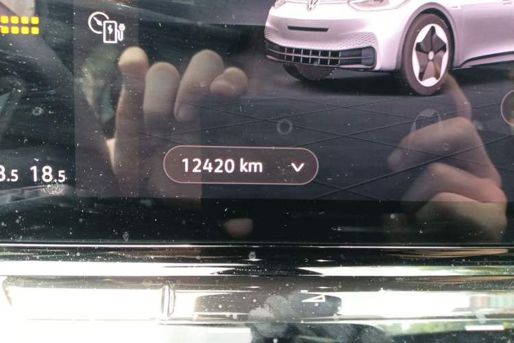 Used Volkswagen ID.3 2024 Outstanding Edition Odometer Close Up