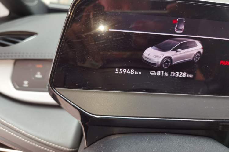Used Volkswagen ID.3 2024 Outstanding Edition Odometer Close Up