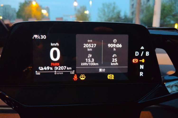 Used Volkswagen ID.3 2024 Outstanding Edition Odometer Close Up