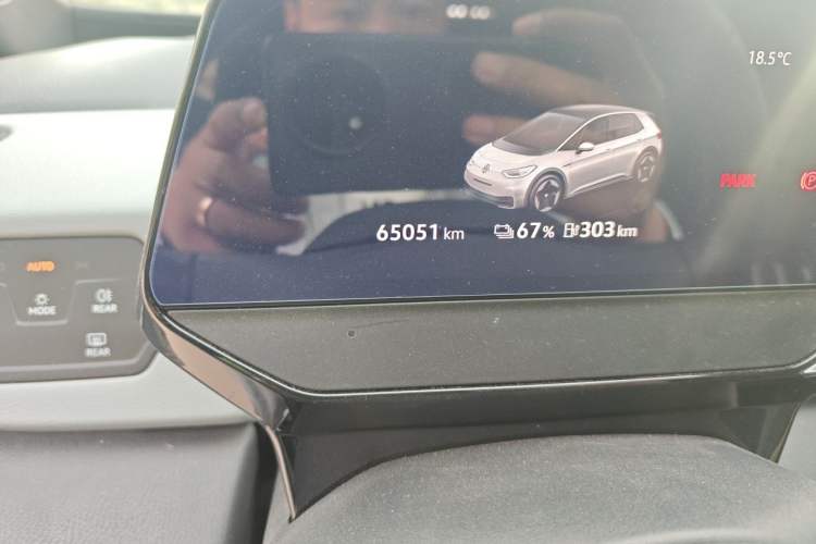 Used Volkswagen ID.3 2024 Outstanding Edition Odometer Close Up