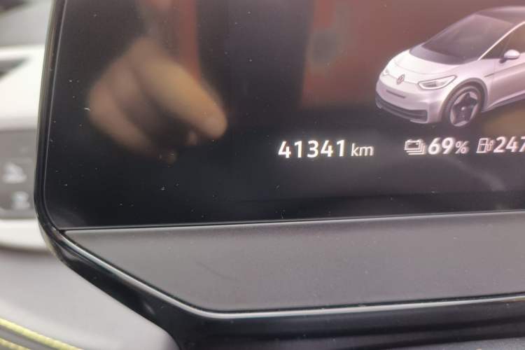 Used Volkswagen ID.3 2024 Intelligent Edition Odometer Close Up