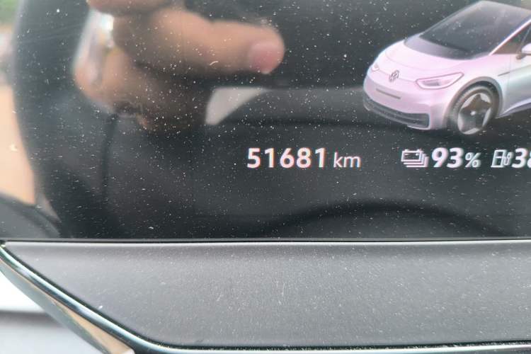 Used Volkswagen ID.3 2024 Outstanding Edition Odometer Close Up