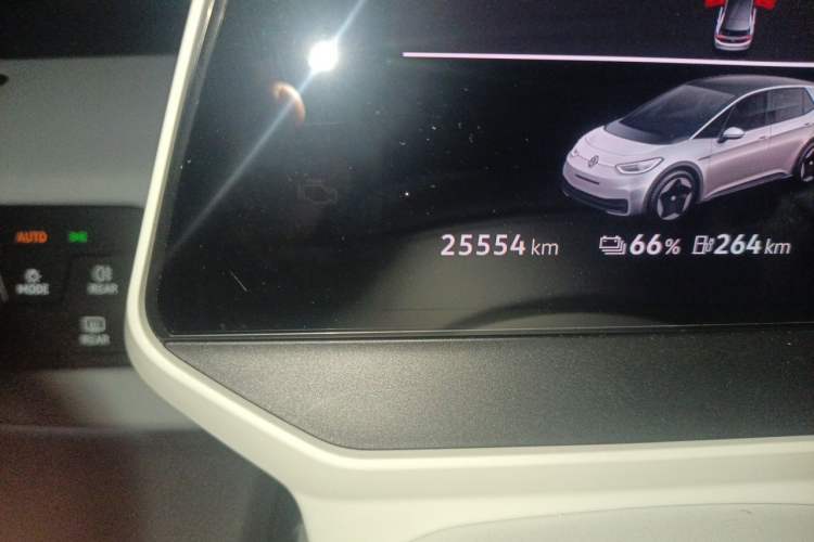 Used Volkswagen ID.3 2024 Outstanding Edition Odometer Close Up