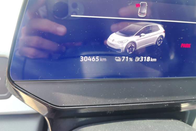 Used Volkswagen ID.3 2024 Outstanding Edition Odometer Close Up