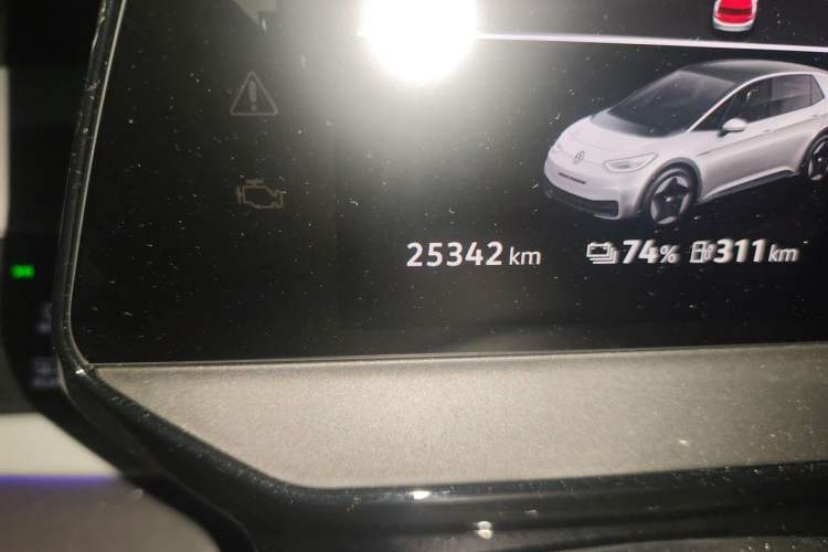 Used Volkswagen ID.3 2024 Intelligent Edition Odometer Close Up