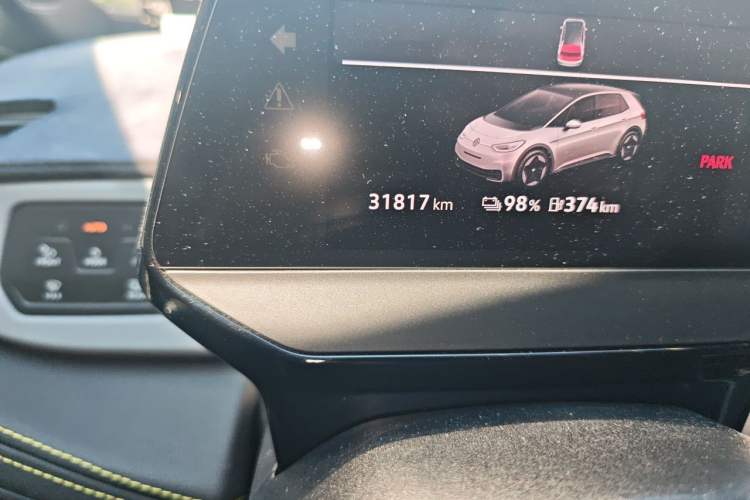 Used Volkswagen ID.3 2024 Intelligent Edition Odometer Close Up