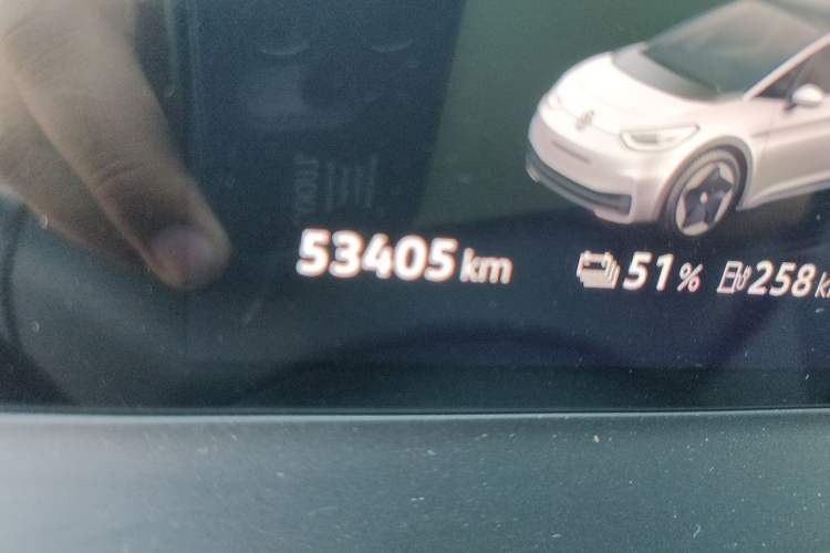 Used Volkswagen ID.3 2024 Outstanding Edition Odometer Close Up