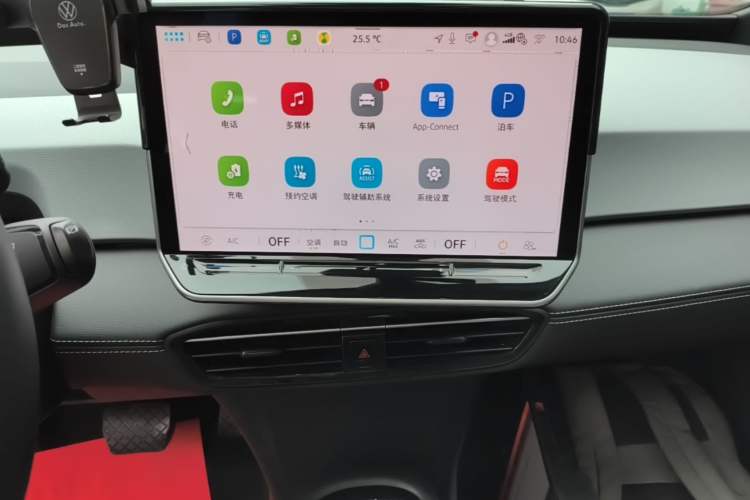 Used Volkswagen ID.3 2025 Smart Edition Outstanding Model Audio And AC Panel