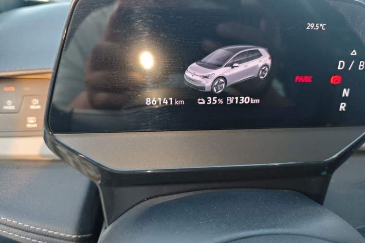 Used Volkswagen ID.3 2025 Smart Edition Outstanding Model Odometer Close Up