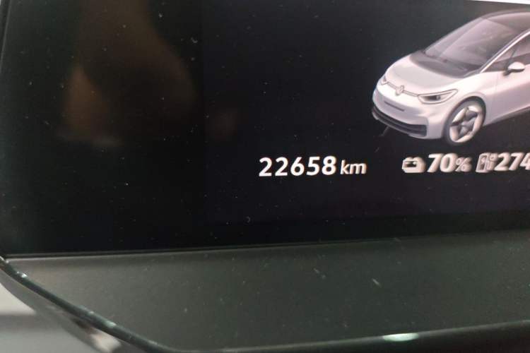 Used Volkswagen ID.3 2025 Smart Edition Outstanding Model Odometer Close Up